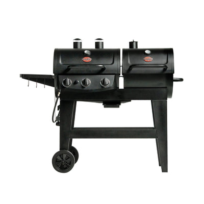 Dual-Fuel Pro™ 3-Burner Gas and Charcoal Grill and Smoker