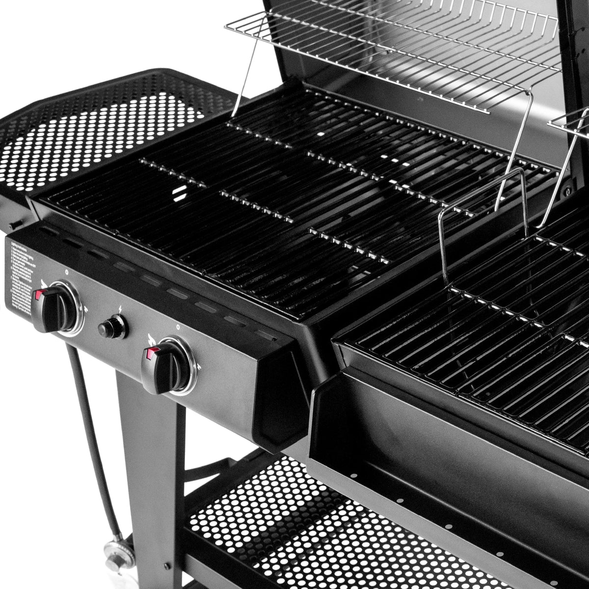 FlexFuel™ Gas and Charcoal Grill and Smoker