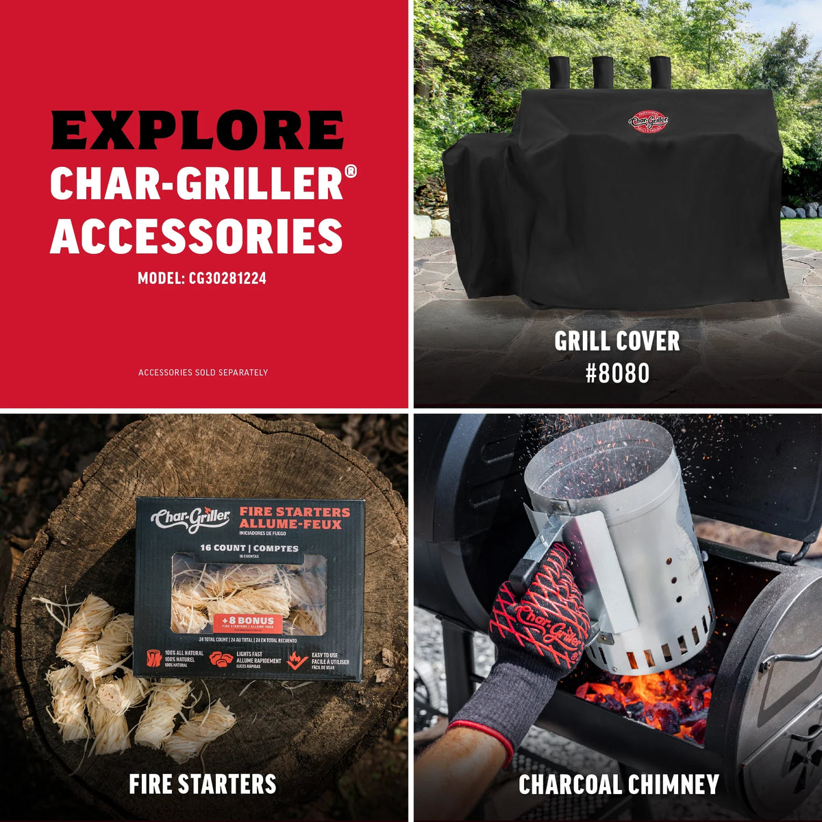 FlexFuel™ Gas and Charcoal Grill and Smoker