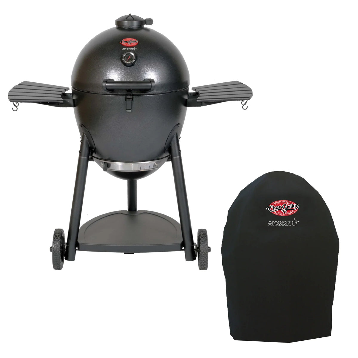 AKORN® Kamado Charcoal Grill and Cover Bundle