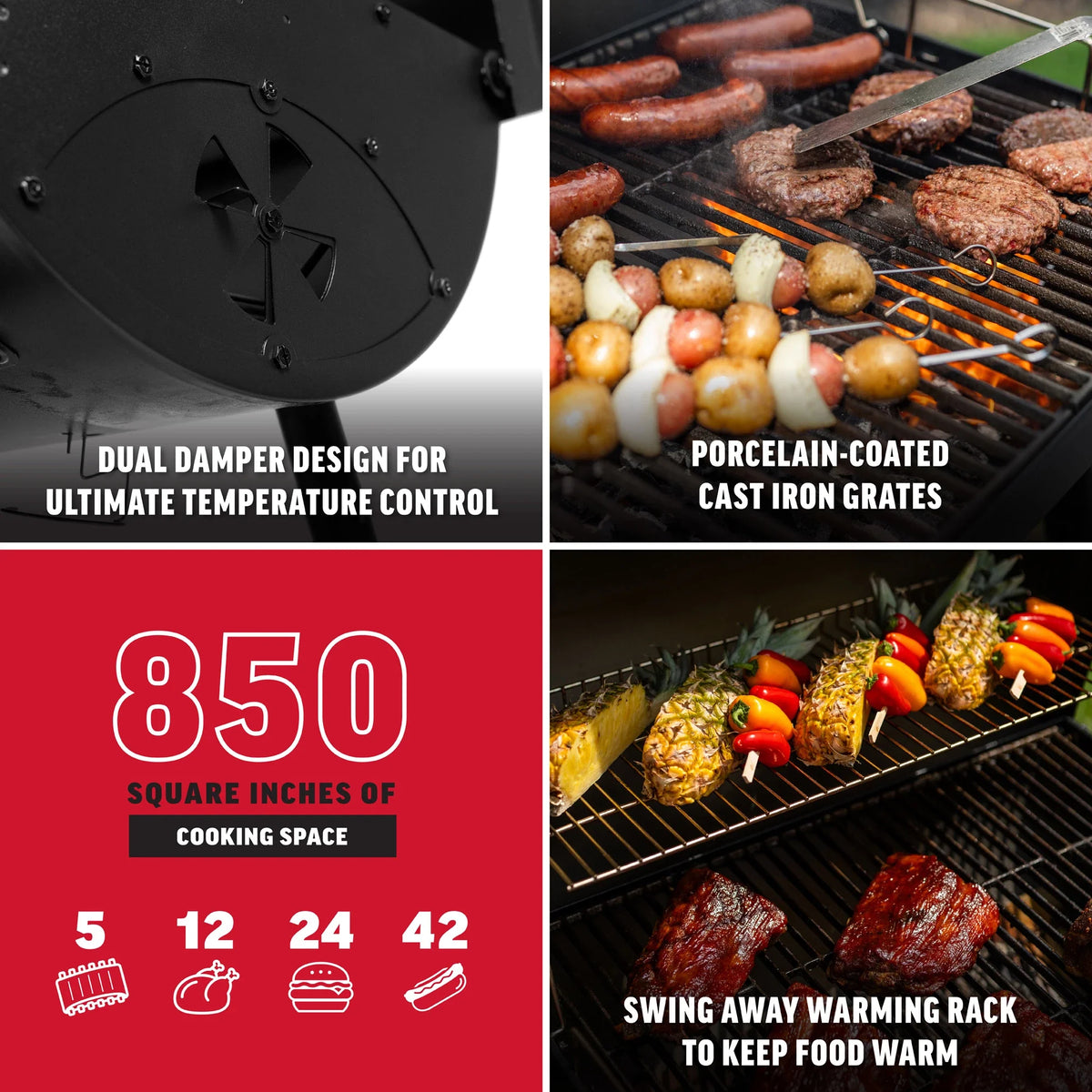 Pro Deluxe® Grill, Cover, and Side Fire Box Bundle