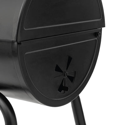 King-Griller™ Gambler™ Barrel Style Charcoal Grill