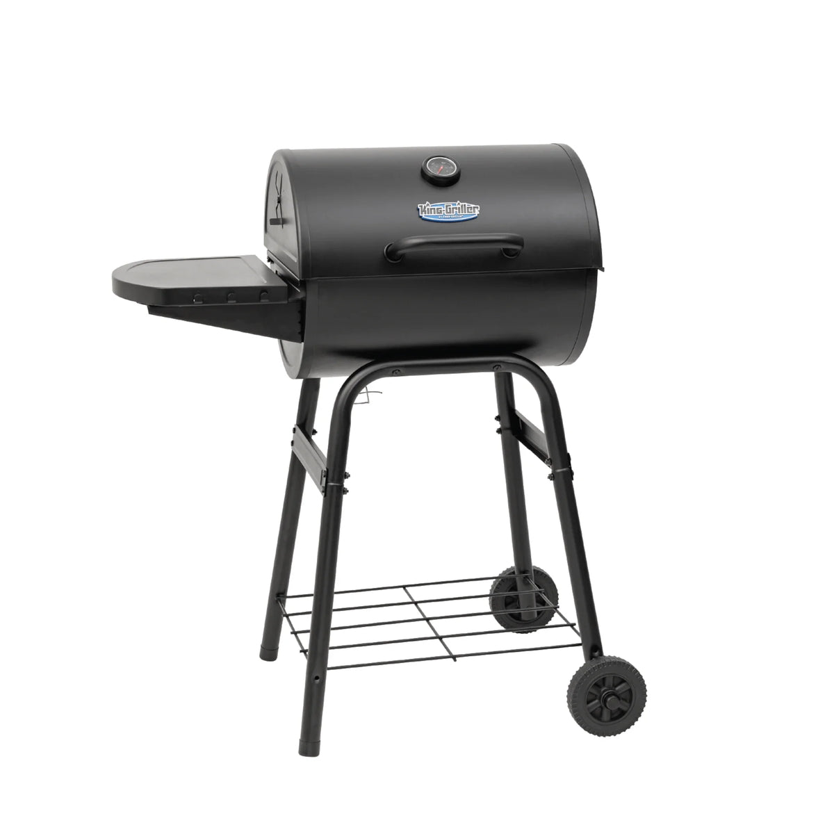King-Griller™ Gambler™ Barrel Style Charcoal Grill