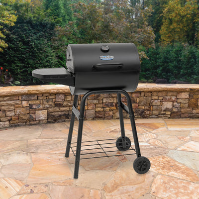 King-Griller™ Gambler™ Barrel Style Charcoal Grill