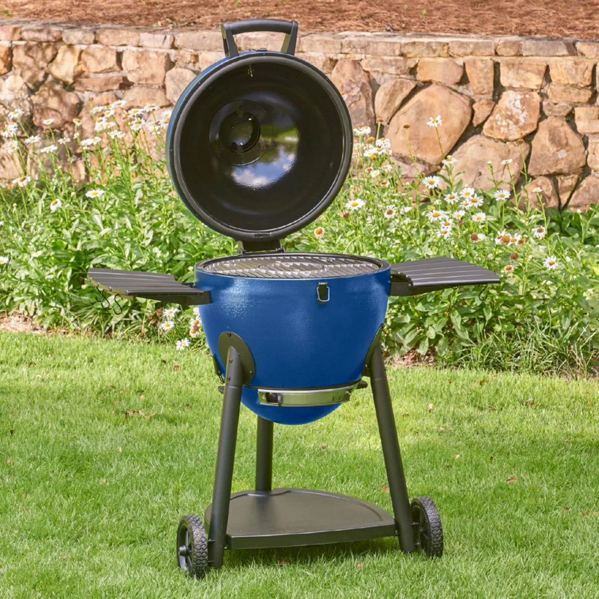 AKORN® Kamado Charcoal Grill, Sapphire Blue
