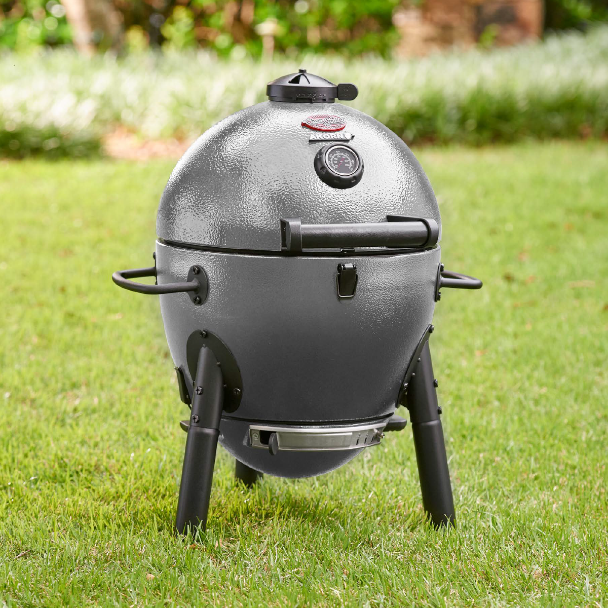 AKORN® Jr. Kamado Charcoal Grill and Cover Bundle