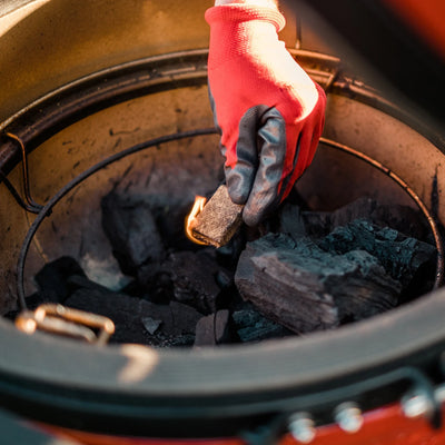 Joe Jr® Soapstone, Cover, Big Block XL Charcoal and Fire Starters Bundle
