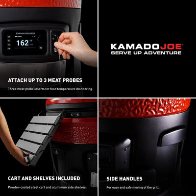Big Joe® Konnected Joe™ Digital Charcoal Grill and Smoker