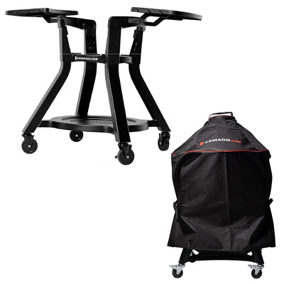 Joe Jr® Cart with Side Shelves plus Full-Length Cover Bundle