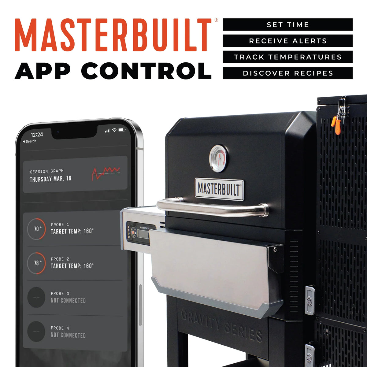 Gravity Series® 800 Digital Charcoal Griddle + Grill + Smoker