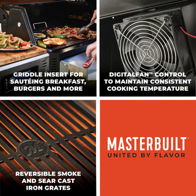 Gravity Series® 800 Digital Charcoal Griddle + Grill + Smoker