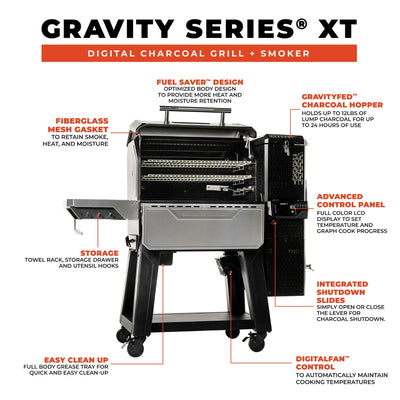 Gravity Series® XT with Cover and Pizza Oven Bundle