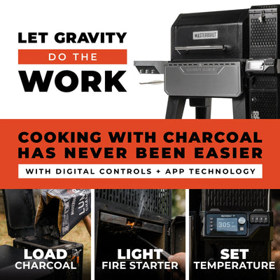 Gravity Series® XT Digital Charcoal Grill + Smoker with Cover Bundle