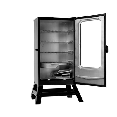 40-Inch Digital Electric Smoker with Window and Legs