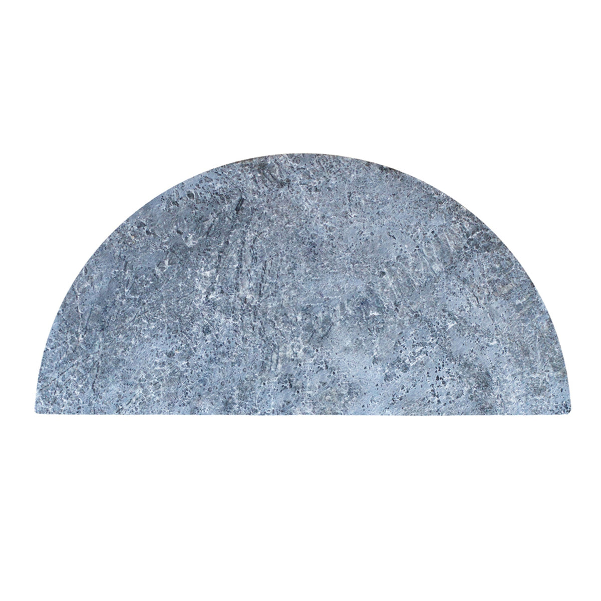 Classic Joe® Half Moon Soapstone, Half Moon Cast Iron Reversible Griddle, and Cover