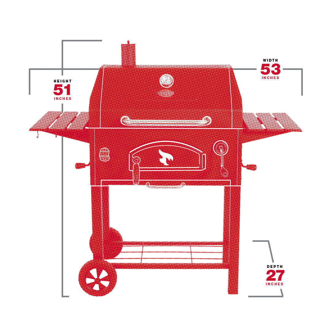 Traditional Charcoal Grill specification_image_chargriller